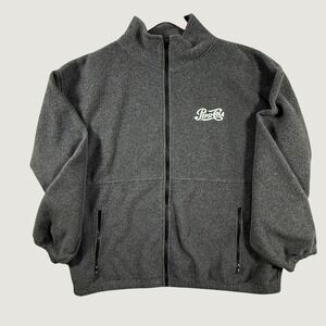 Pepsi Cola UltraClub Iceberg Fleece Jacket Mens‎ 2XL Gray Full Zip Embroidered